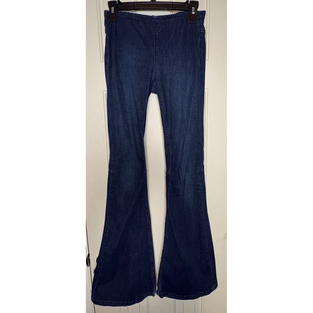 Free People Low Rise Flare Jeans Size 26